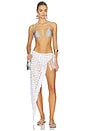 view 5 of 6 Roca Crochet Midi Skirt in White