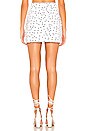 view 3 of 4 Lila Polka Dot Skirt in White & Black