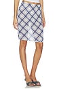 view 2 of 6 Rylan Skirt in Blue Plaid