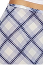 view 6 of 6 Rylan Skirt in Blue Plaid