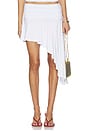 view 1 of 6 Katrina Asymmetrical Skirt in White