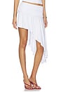 view 2 of 6 Katrina Asymmetrical Skirt in White