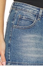 view 6 of 6 Lathan Denim Mini Skirt in Blue Wash