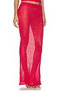 view 2 of 6 Miranda Maxi Skirt in Fire Red