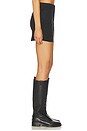 view 3 of 6 Autumn Faux Suede Mini Skirt in Black