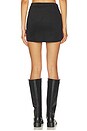 view 4 of 6 Autumn Faux Suede Mini Skirt in Black