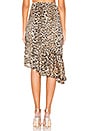 view 3 of 4 Gabriela Ruffle Midi Skirt in Leopard