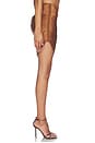 view 3 of 6 Katalia Mini Skirt in Brown