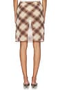 view 4 of 6 Rylan Skirt in Brown Plaid
