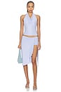 view 5 of 6 X Emma Rose Isobella Midi Skirt in Ice Blue