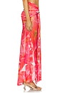 view 3 of 6 Xandra Maxi Skirt in Red Floral