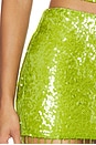view 6 of 6 Fallon Mini Skirt in Green