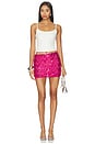 view 5 of 6 Vivian Mini Skirt in Hot Pink