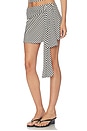view 3 of 6 FALDA MORA in Black & White Stripe