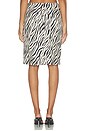 view 5 of 6 Sofia Pencil Midi Skirt in Zebra