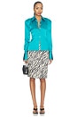 view 6 of 6 Sofia Pencil Midi Skirt in Zebra