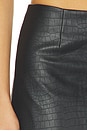 view 7 of 6 Caroline Mini Skirt in Black