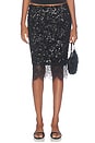 view 1 of 6 Aubrie Midi Skirt in Black