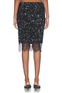 view 5 of 6 Aubrie Midi Skirt in Black