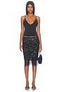 view 6 of 6 Aubrie Midi Skirt in Black