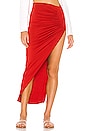 view 1 of 4 Candice Slinky Maxi Skirt in Cherry