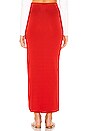 view 3 of 4 Candice Slinky Maxi Skirt in Cherry