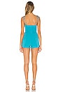view 3 of 3 Denise Romper in Turquoise