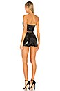 view 3 of 4 ENSEMBLE TOP ET SHORT À SEQUINS ESTELLA in Black