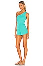 view 2 of 3 ROMPER UN HOMBRO AIMEY in Turquoise
