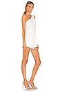 view 2 of 3 Alexa One Shoulder Romper in White