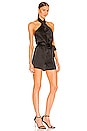view 2 of 3 Amerie Halter Romper in Black