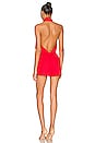 view 3 of 3 Emma Halter Romper in Bright Red