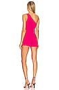view 3 of 3 Alexa One Shoulder Romper in Rose