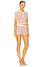 view 2 of 3 Dorah Short Set in Nude Stripe