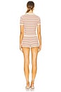 view 3 of 3 Dorah Short Set in Nude Stripe
