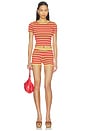 view 1 of 4 RUMERA ショートパンツセット in Red Stripe
