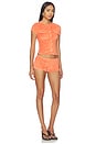 view 3 of 4 X Emma Rose Tillee Short Set in Orange