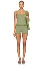 view 1 of 5 SET SHORTS ANNELI  in Green Stripe