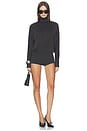 view 2 of 3 Holden Open Back Romper in Black