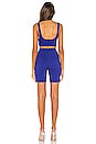 view 3 of 3 Isabel Biker Short Set in Cobalt
