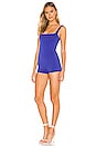 view 3 of 4 Tia Romper in Cobalt Blue