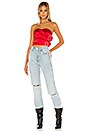 view 5 of 5 TOP STYLE BUSTIER SANS BRETELLES TRIXIE in Red