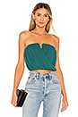 view 1 of 4 Valerina Strapless Top in Green