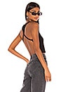 view 1 of 5 Hailey Cross Back Top in Black