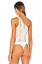 view 4 of 6 Remi One Shoulder Bodysuit in White Multi