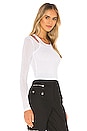 view 2 of 4 Aliciana Slub Knit Top in White