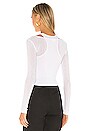 view 3 of 4 Aliciana Slub Knit Top in White