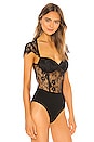 view 3 of 5 Gisela Lace Bodysuit in Black