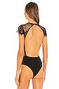view 4 of 5 Gisela Lace Bodysuit in Black