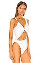 view 3 of 6 Yolanda Cut Out Bodysuit in Ivory